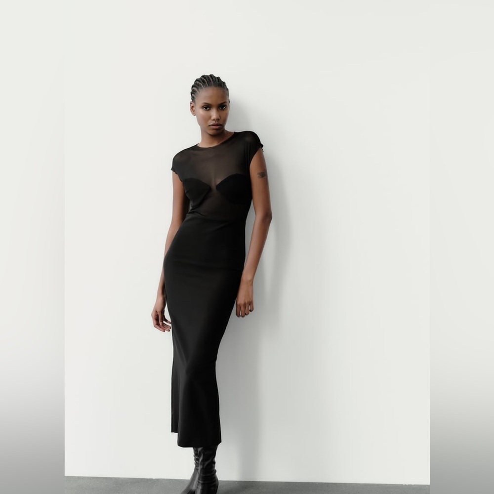 Zara Dress Sz S - Picture 2 of 4